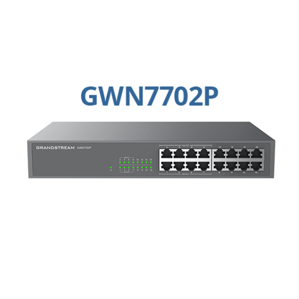 Switch 16 cổng Gigabit Grandstream GWN7702P