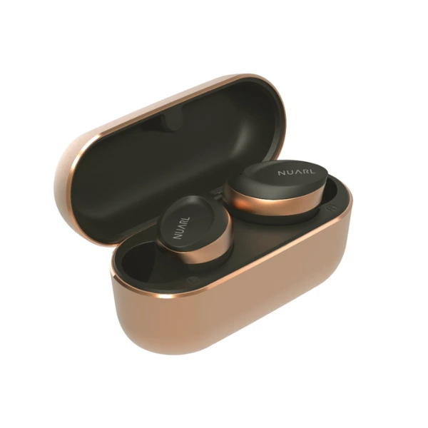 Hộp Tai Nghe True Wireless Nuarl N6 Mini Màu đồng đỏ Hộp Tai Nghe True Wireless Nuarl N6 Mini Màu đồng đỏ