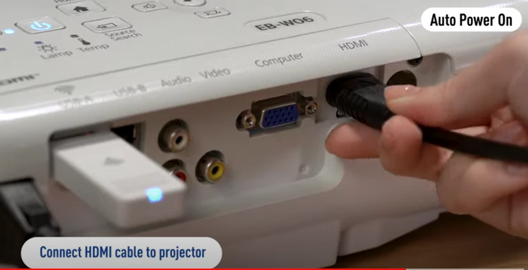 Kết Nối Với Máy Chiếu Epson Eb-w06