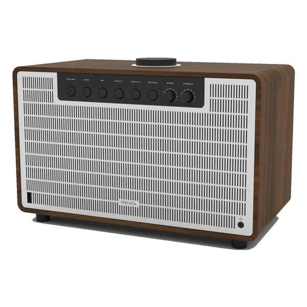 Loa bluetooth Revo SuperTone - Walnut Silver