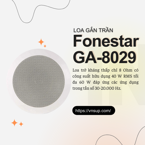Loa Gắn Trần Fonestar Ga-8029