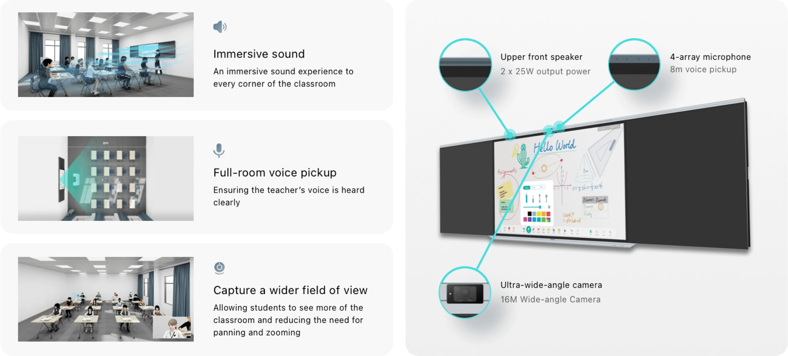 Maxhub B8610 Có Camera, Loa Và Micro Tích Hợp Hoàn Hảo