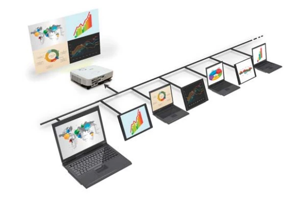 Máy Chiếu Epson Eb-2265u Cho Phép Kết Nối Và Trình Chiếu Nhiều Thiết Bị