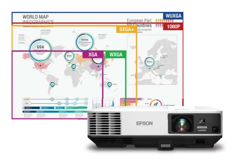 Máy Chiếu Epson Eb-2265u Trình Chiếu Video Với độ Phân Giải Full Hd