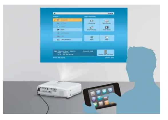 Máy Chiếu Epson Eb-w05 Cho Phép đưa Những Gì Hay Sử Dụng Ra Màn Hình Chính
