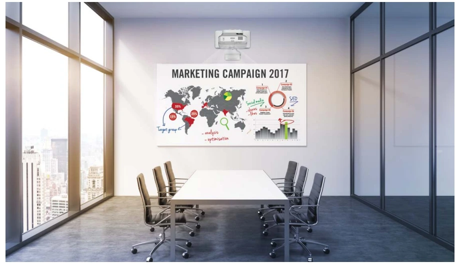 Máy Chiếu Tương Tác Epson Eb-695wi Trong Phòng Họp