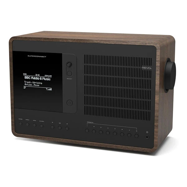 Loa Bluetooth Revo SuperConnect - Walnut Black