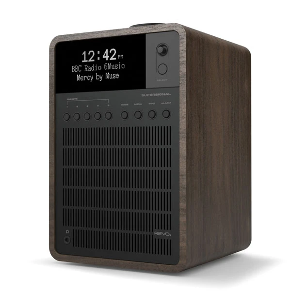 Loa bluetooth Revo SuperSignal - Walnut Black
