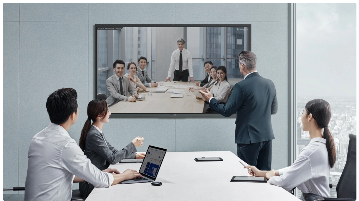 Sử Dụng Dòng Màn Hình Tương Tác Maxhub V5 Classical Trong Phòng Họp
