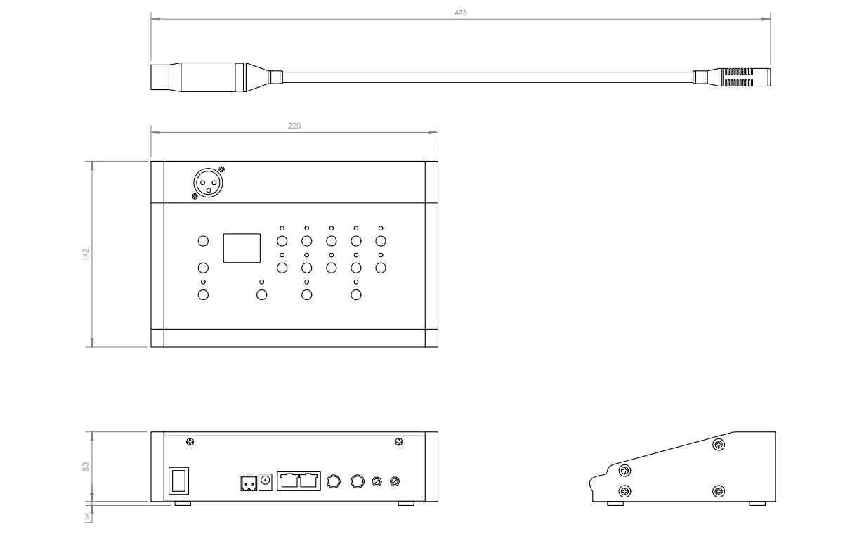 Thông Số Các Mặt Của Micro Fonestar Zs-11