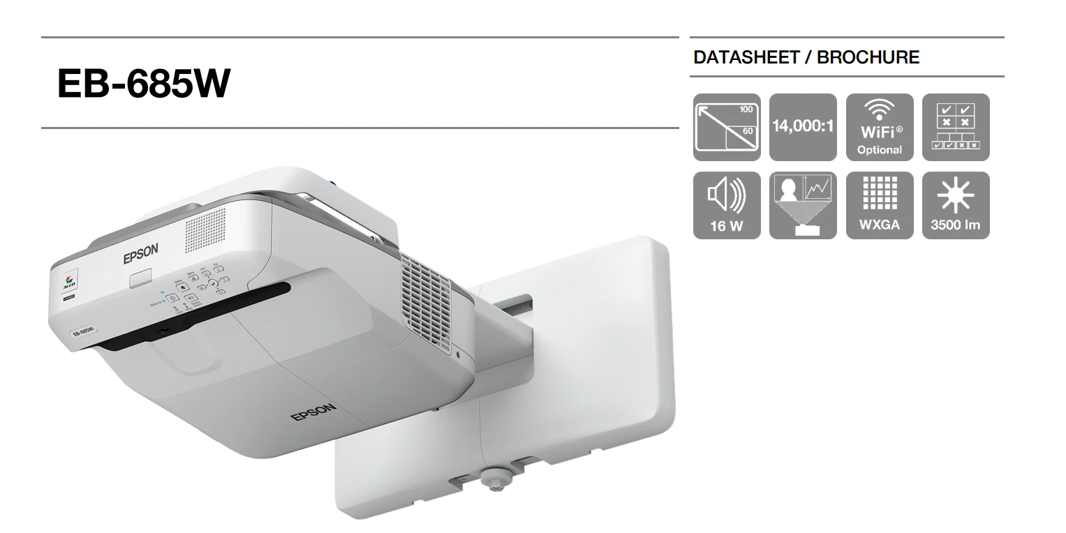 Tính Năng Của Máy Chiếu Epson Eb-685w