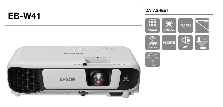 Tính Năng Máy Chiếu Epson Eb-w41