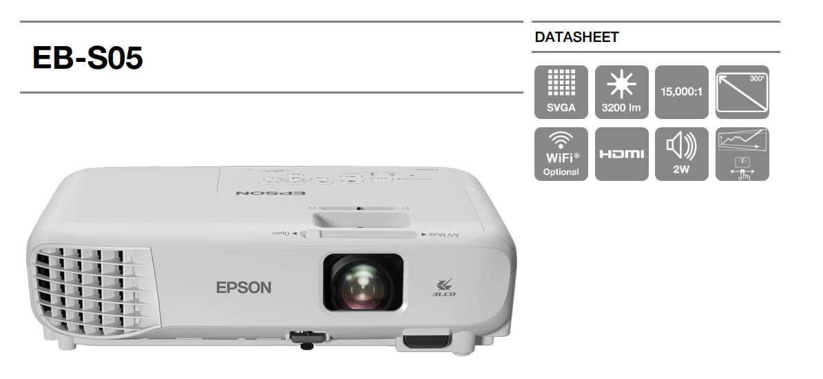 Tính Năng Máy Chiếu Epson Eb-s05