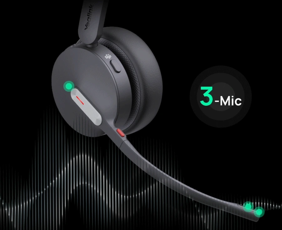 Yealink Bh70 Với 3 Micro Chống ồn Tích Hợp