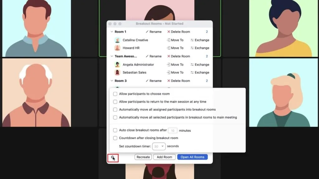 cách chia phòng trong Zoom trên máy tính 7