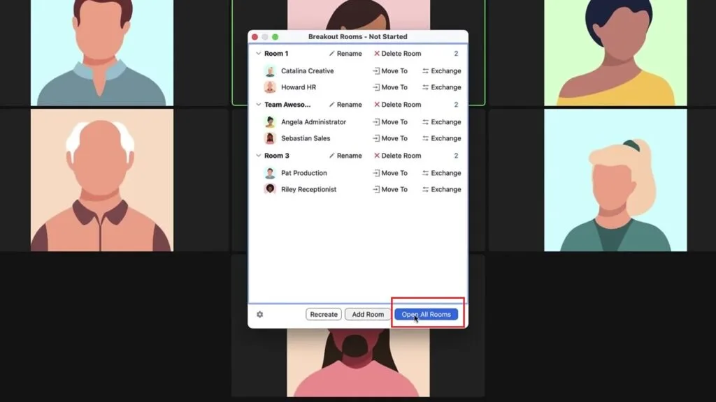 cách chia phòng trong Zoom trên máy tính 8