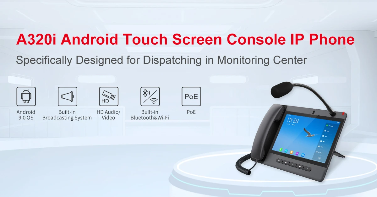 tính năng điện thoại cảm ứng ip phone fanvil a320i