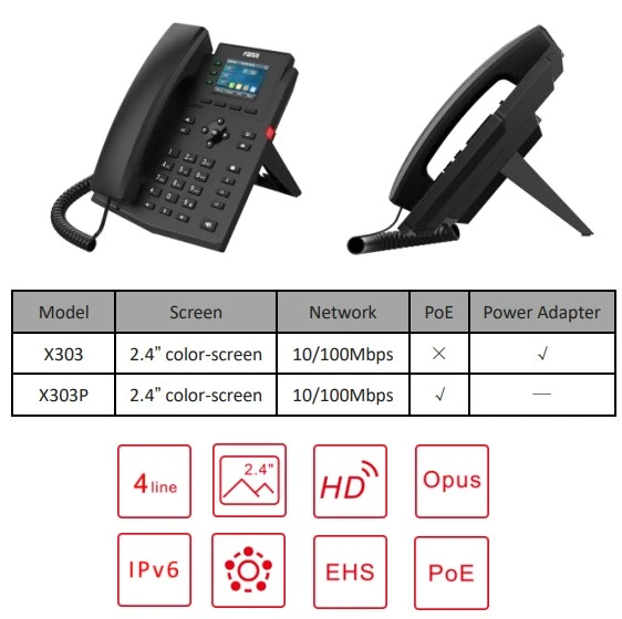 điện thoại fanvil x303/x303p