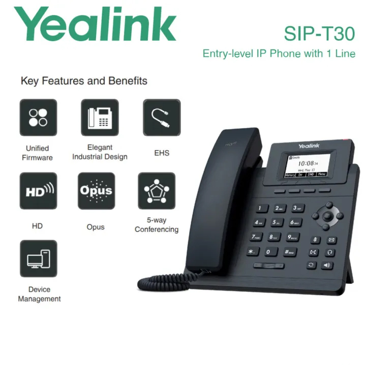 Điện thoại ip Yealink SIP T30