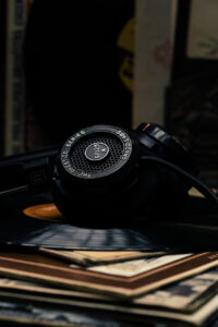 Grado Labs Sr125x Headphones With Vinyl Records