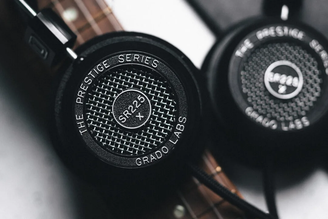 Grado Labs Sr225x Headphones On Marble