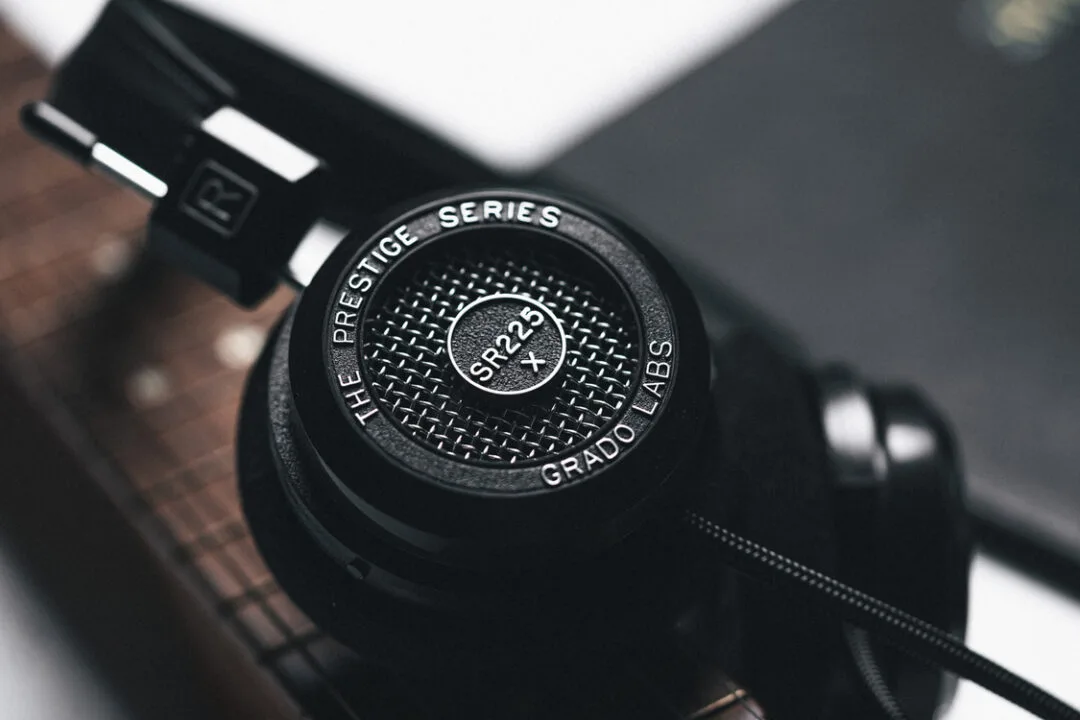 Grado Labs Sr225x Headphones On Marble