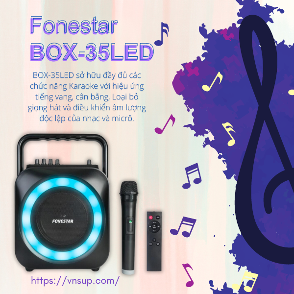 Loa Di Dong Fonestar Box-35led