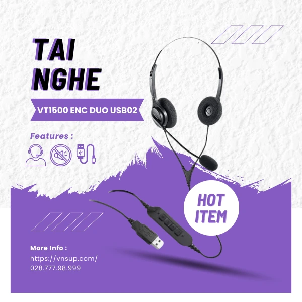 Tai Nghe Vt1500 Enc Duo Usb02