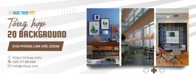 Background phòng làm việc Zoom