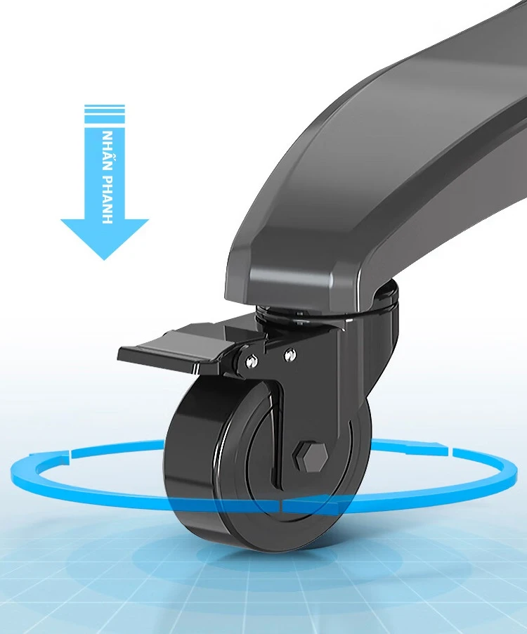 Bánh xe và khóa bánh của giá treo NB T75-2A