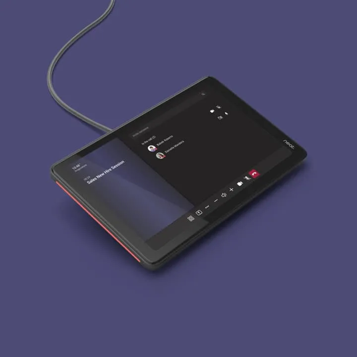 Dễ dàng bắt đầu cuộc họp và chia sẻ màn hình với Neat Pad