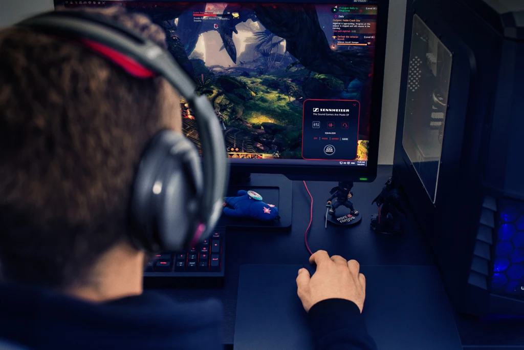 Dễ dàng thiết lập âm thanh cho tai nghe Sennheiser GSP 350