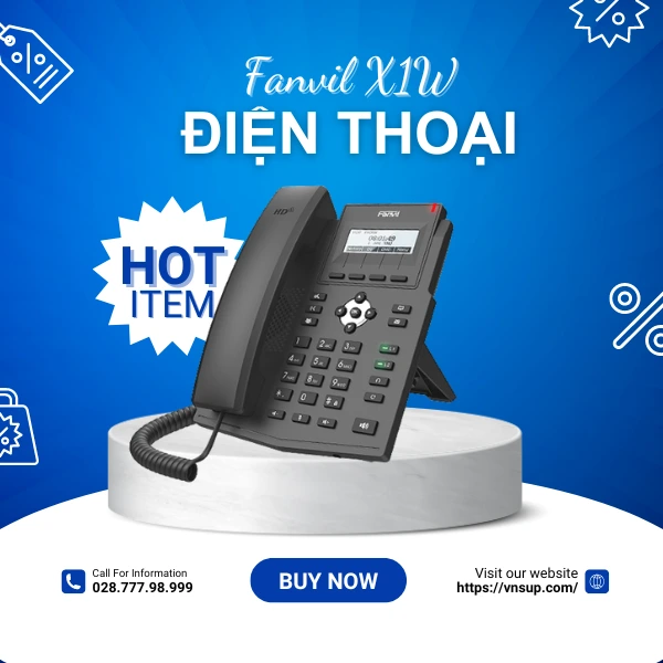 Điện Thoại Ip Wifi Fanvil X1W