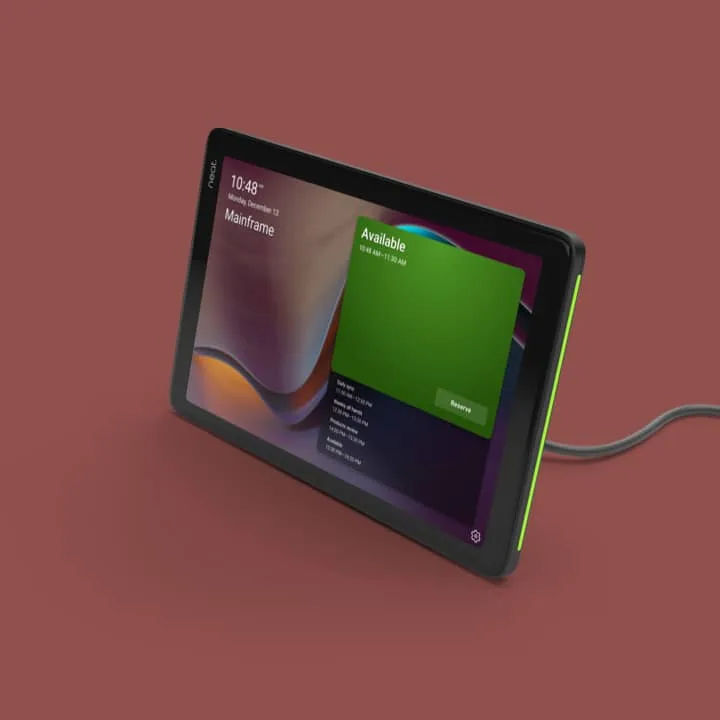 Dùng Neat Pad để hiển thị tình trạng phòng