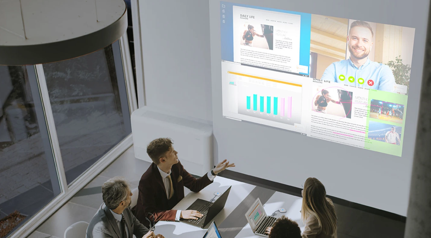 Epson Eb-l520u Tương Thích Với Hệ Thống Trình Chiếu Không Dây Epson