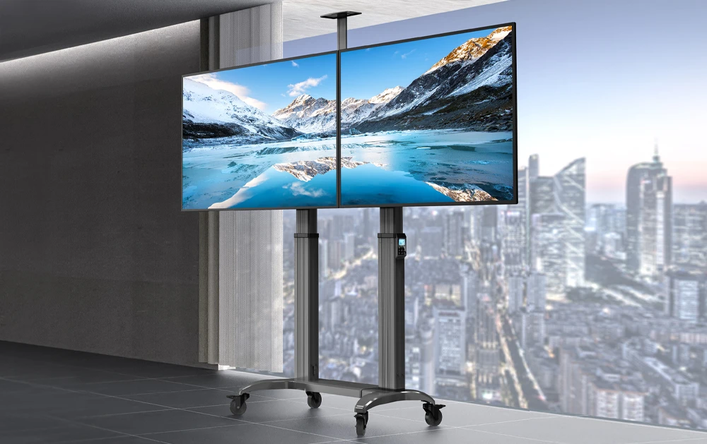 Giá treo di động cho 2 tivi NB T75-2A