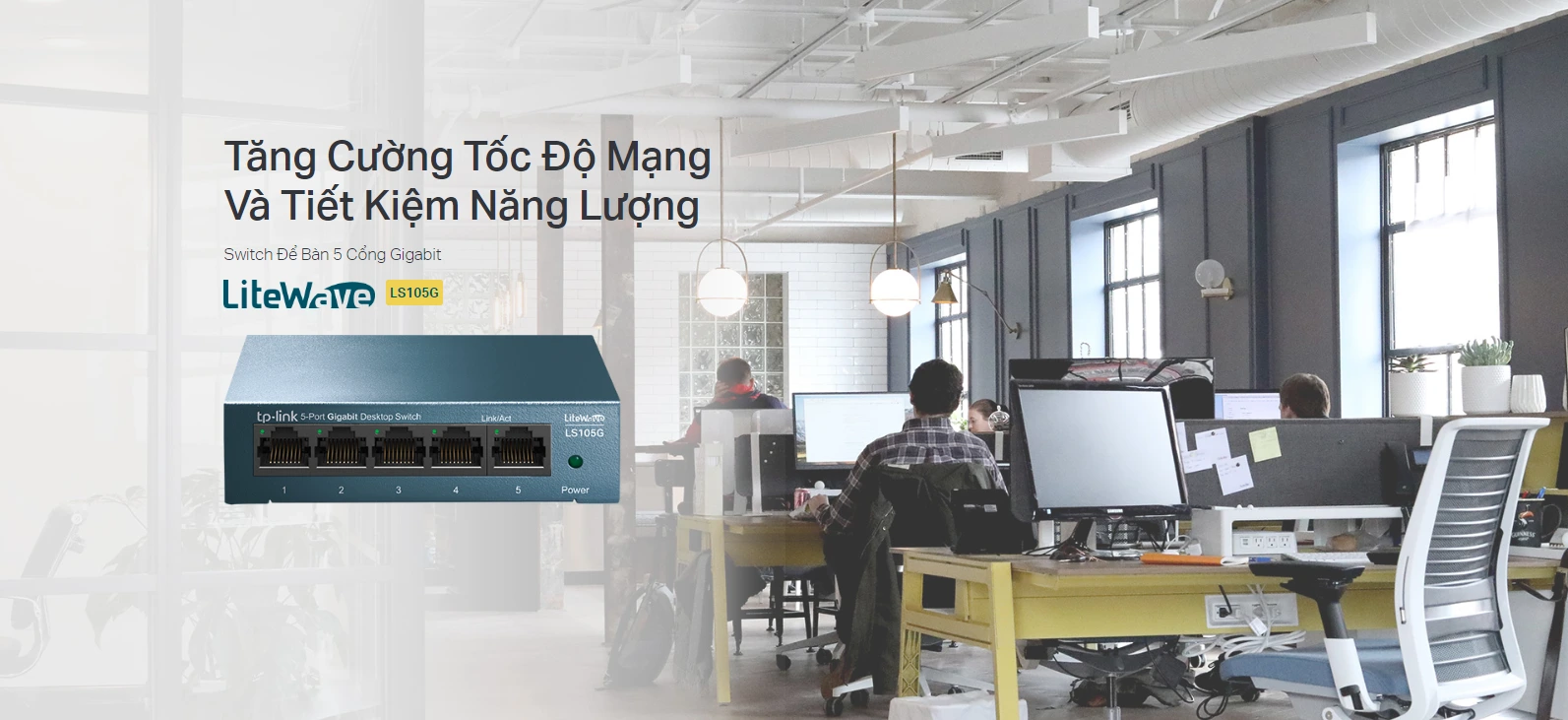 Giới thiệu Switch Để Bàn 5 Cổng TP-Link LS105G