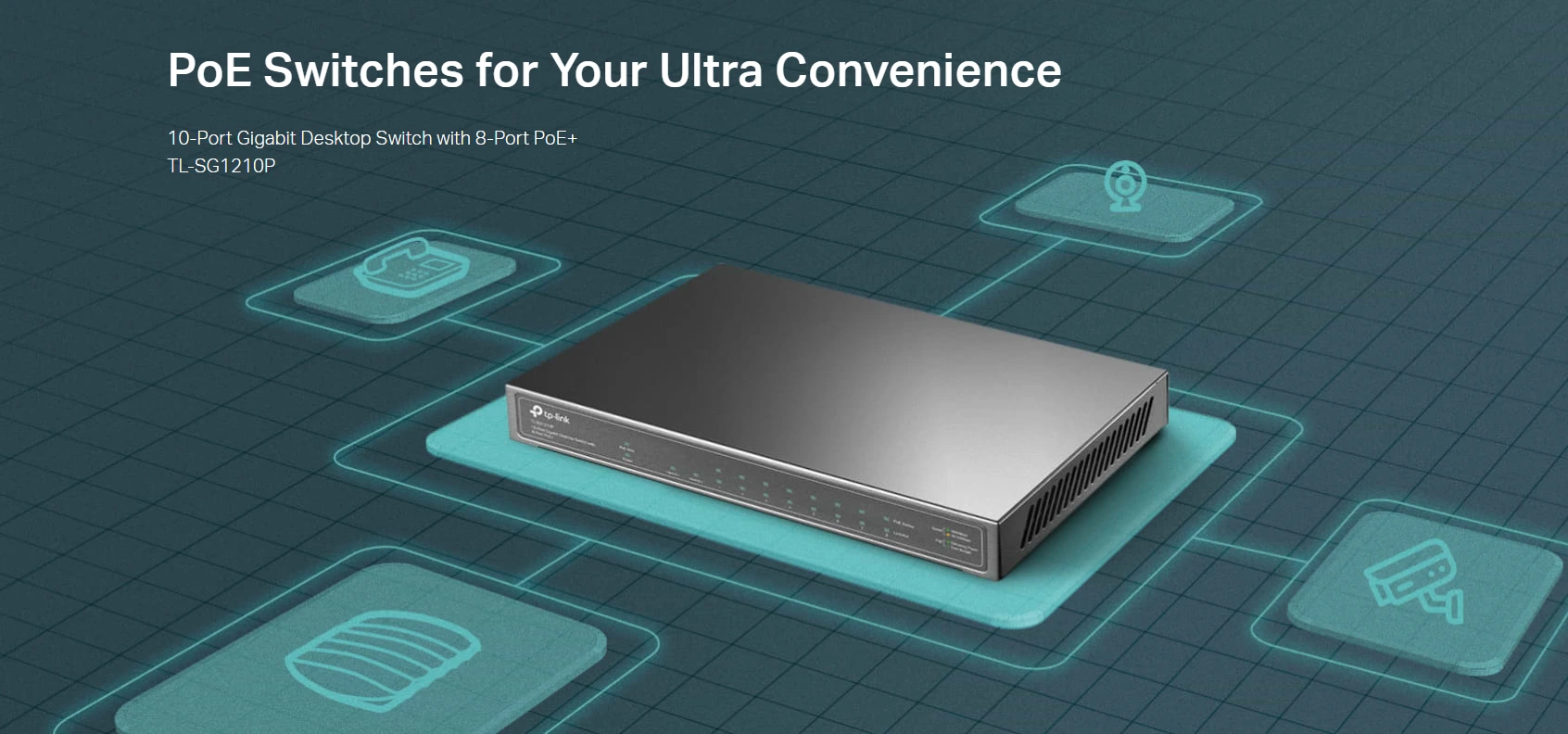 Giới thiệu Switch Tp-Link TL-SG1210P