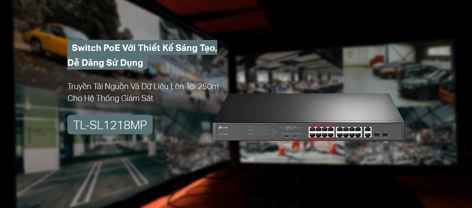Giới thiệu Switch Tp-Link TL-SL1218MP