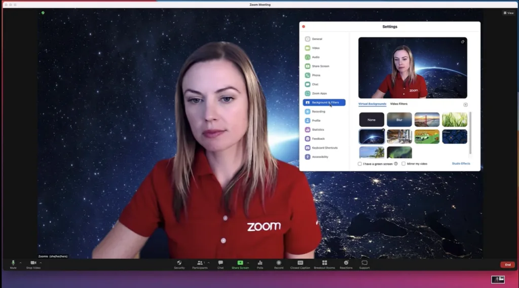 Hướng dẫn cách tạo background trong Zoom 5