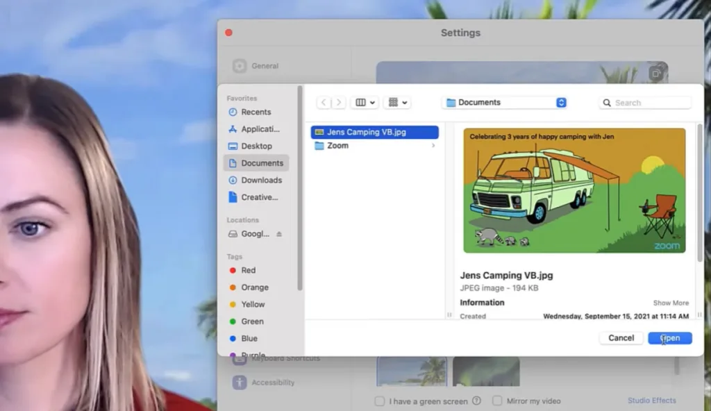 Hướng dẫn cách tạo background trong Zoom 6