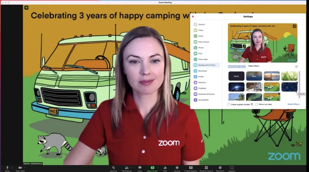 Hướng dẫn cách tạo background trong Zoom 7