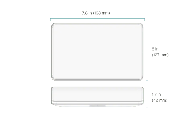 Kích thước và trọng lượng Neat Pad