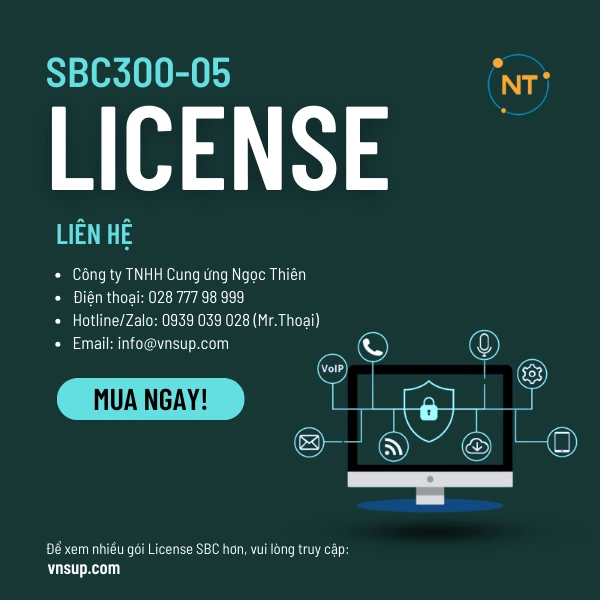 License SBC300-05 License SBC300-05