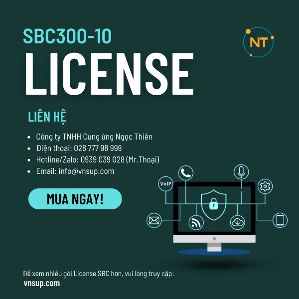License SBC300-10 License SBC300-10