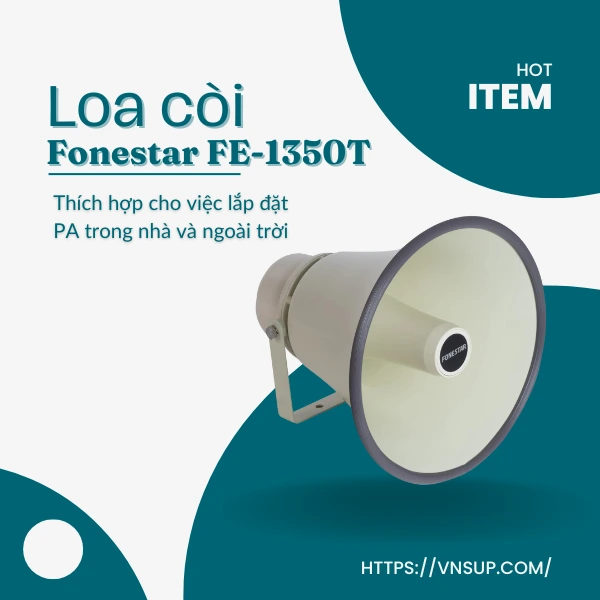 Loa Còi Vành Rộng Fonestar Fe-1350t