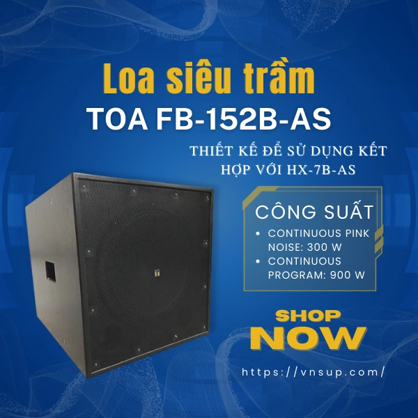 Loa siêu trầm TOA FB-152B-AS