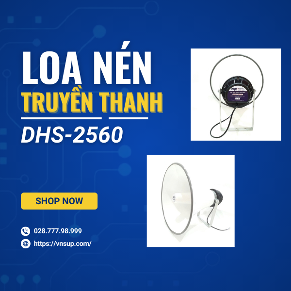 Loa truyền thanh công suất 25W 16Ohm DHS-2560