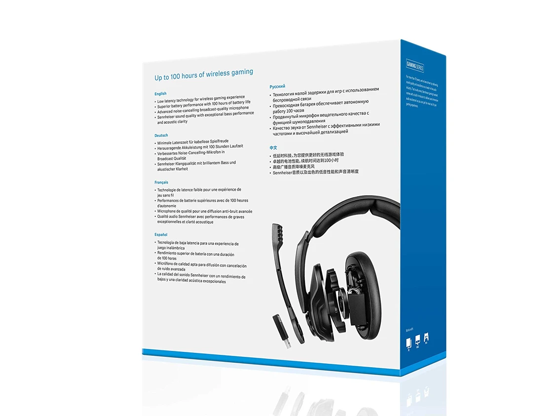 Mặt Sau Hộp Tai Nghe Gsp370 Wireless