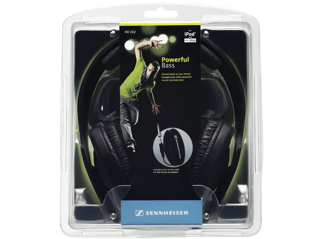 Mặt Trước Hộp Tai Nghe Sennheiser Hd202 Ii